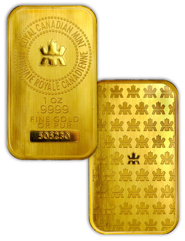 RCM-–-Royal-Canadian-Mint-1oz-Gold-Bullion-Bar